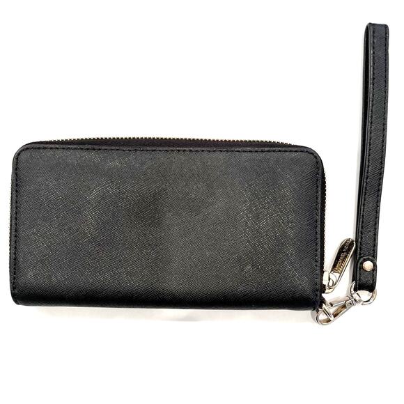 Michael Kors Multi Grain Wallet in Black and Gold Tone Hardware - Picture 2 of 9